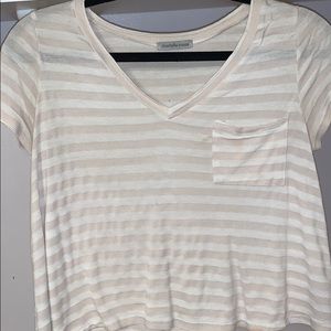 Cropped Striped shirt